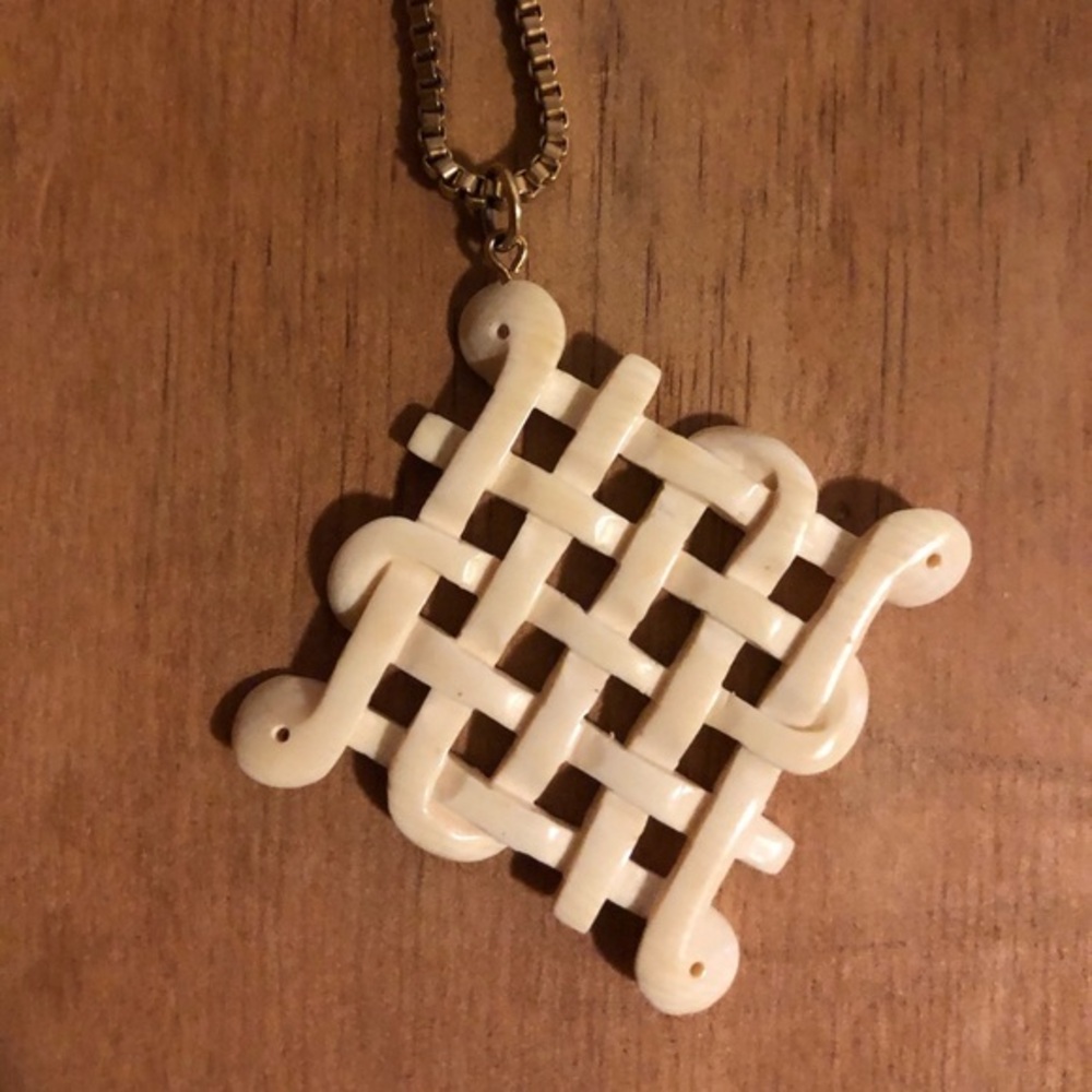 Vintage ivory necklace